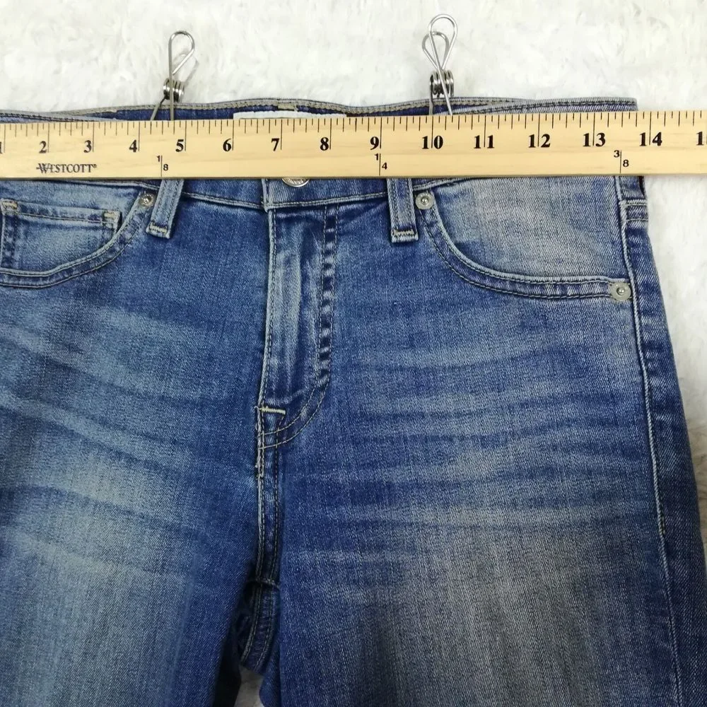 Lucky Brand Womens Jeans Ava‎ Skinny Ankle Cheville Denim Blue Stone Wash 2
